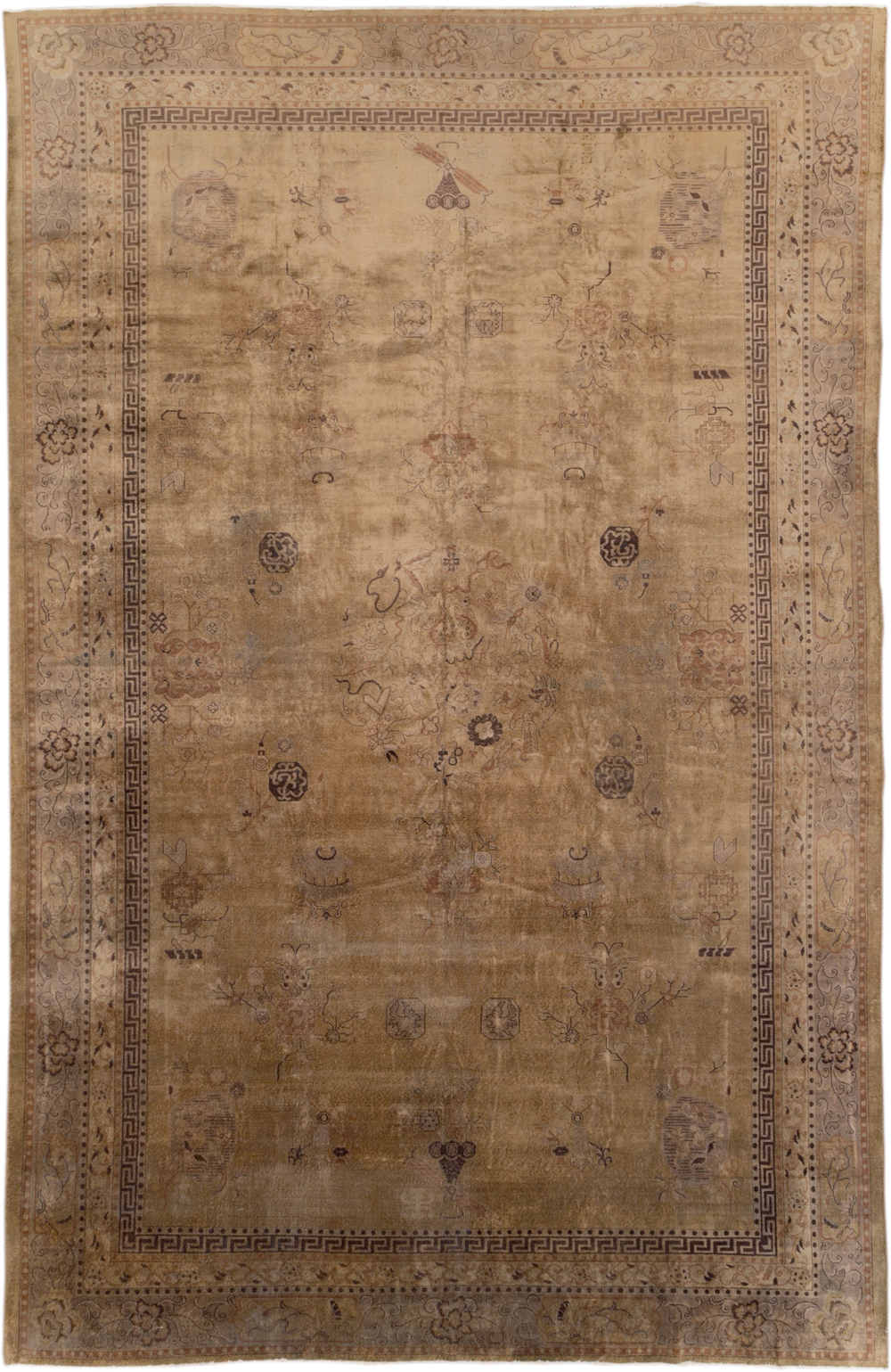 Antique Indian Lahore Carpet, No.8115 - Gss