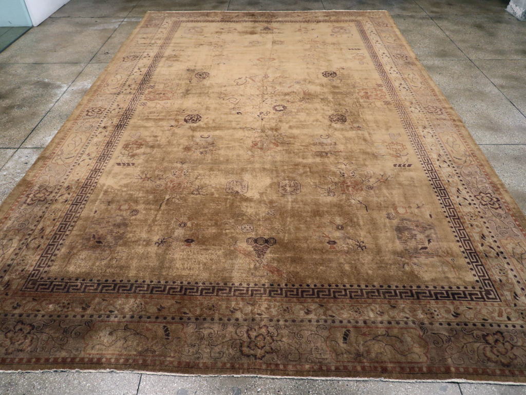 Antique Indian Lahore Carpet, No.8115 - Gss