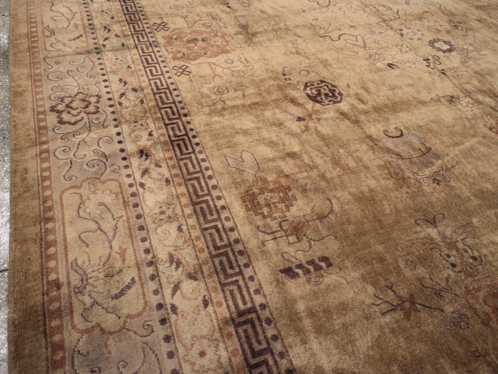 Antique Indian Lahore Carpet, No.8115 - Gss