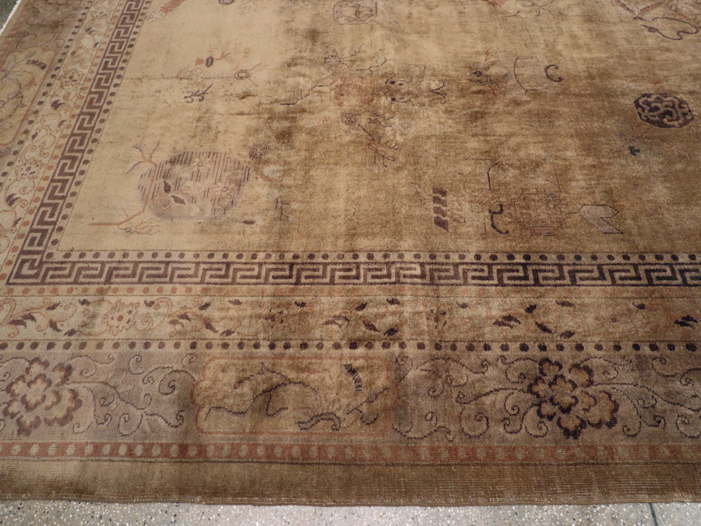 Antique Indian Lahore Carpet, No.8115 - Gss