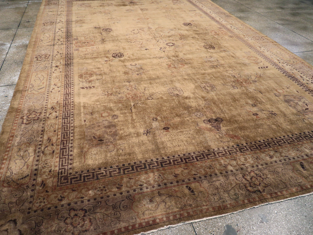 Antique Indian Lahore Carpet, No.8115 - Gss