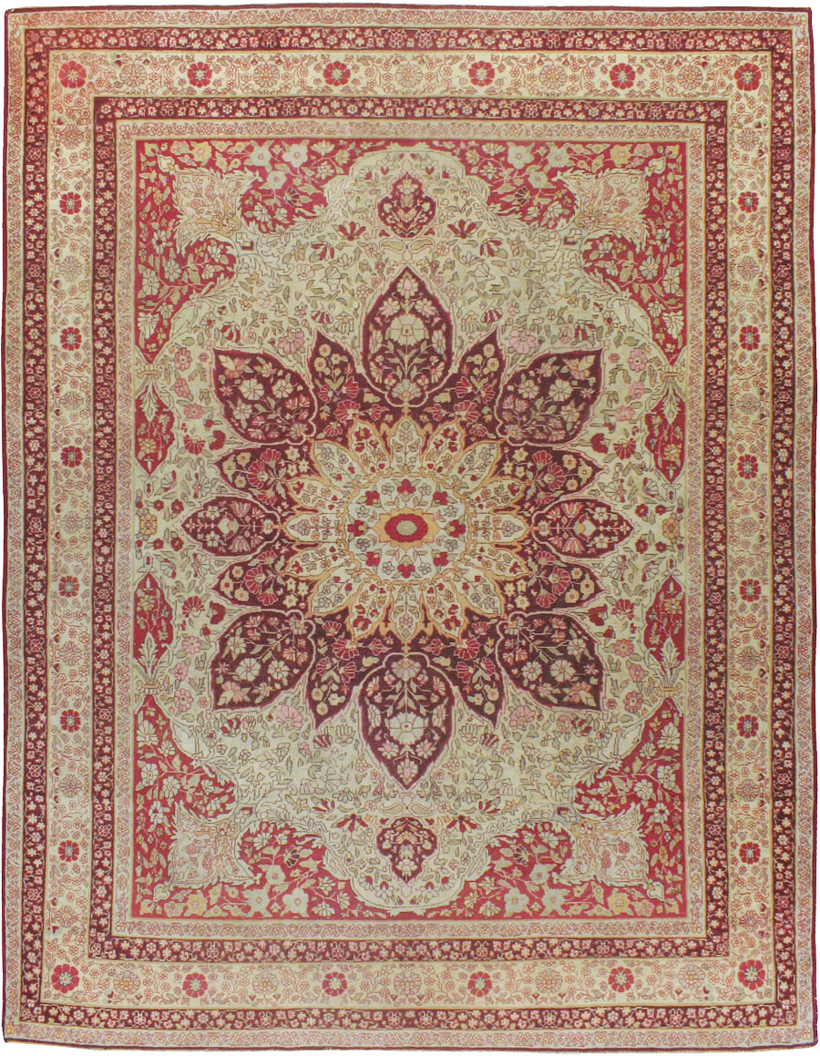 Antique Indian Lahore Carpet, No.8116 - Gss