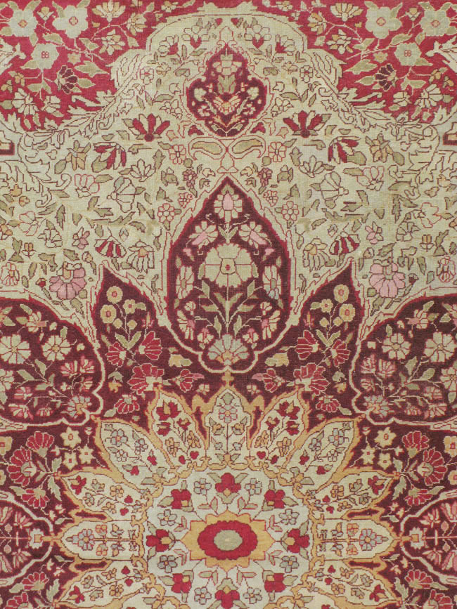 Antique Indian Lahore Carpet, No.8116 - Gss