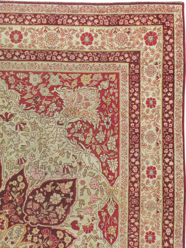 Antique Indian Lahore Carpet, No.8116 - Gss