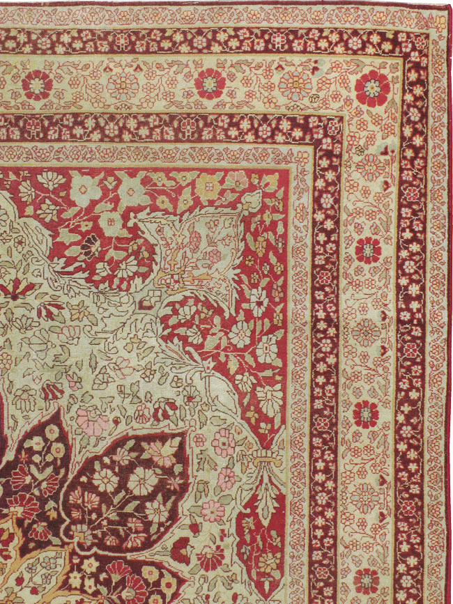 Antique Indian Lahore Carpet, No.8116 - Gss