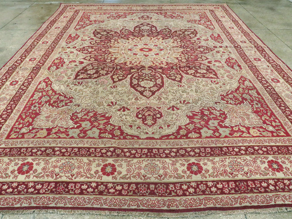 Antique Indian Lahore Carpet, No.8116 - Gss