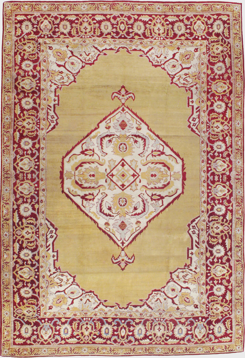 Antique Indian Agra Carpet, No.8125 - Gss
