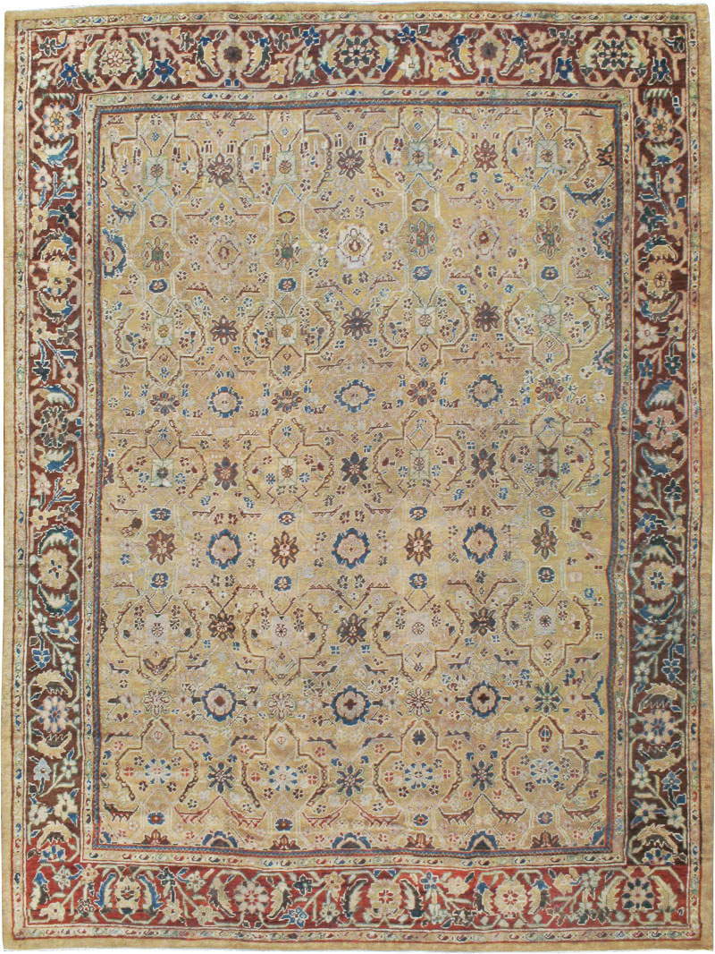 Antique Persian Mahal Carpet, No.8128 - Gss