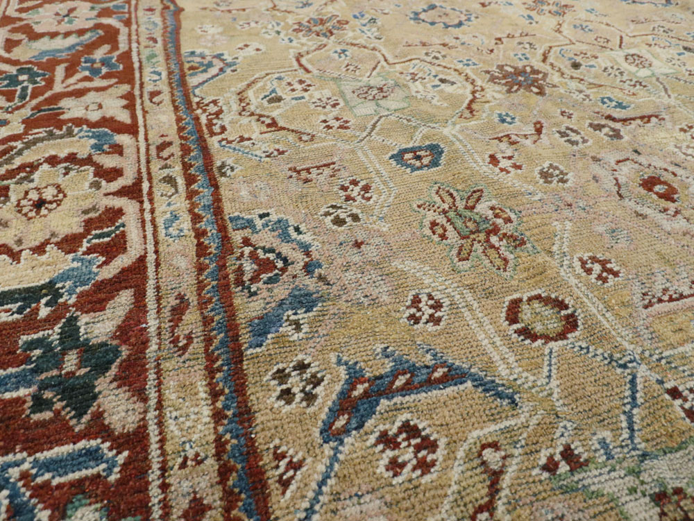 Antique Persian Mahal Carpet, No.8128 - Gss