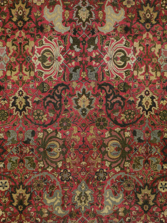 Antique Indian Lahore Carpet, No.8135 - Gss