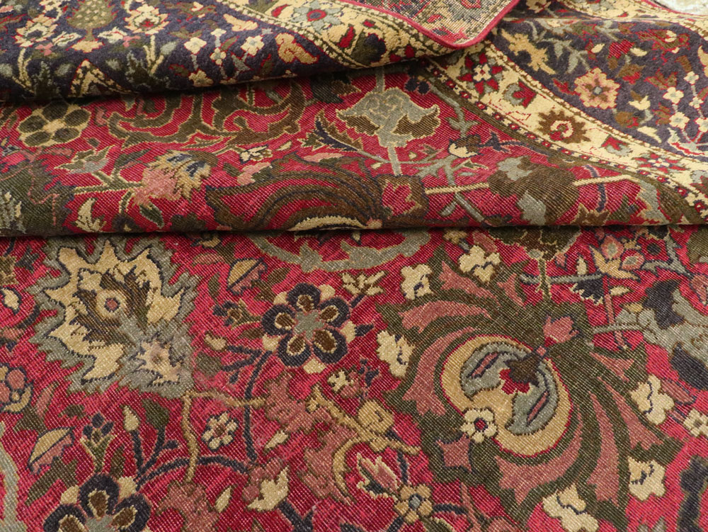 Antique Indian Lahore Carpet, No.8135 - Gss