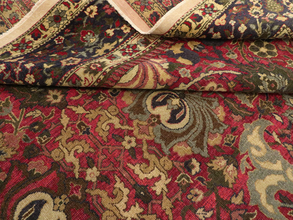 Antique Indian Lahore Carpet, No.8135 - Gss