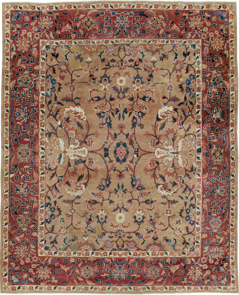 Antique Indian Lahore Carpet, No.8147 - Gss
