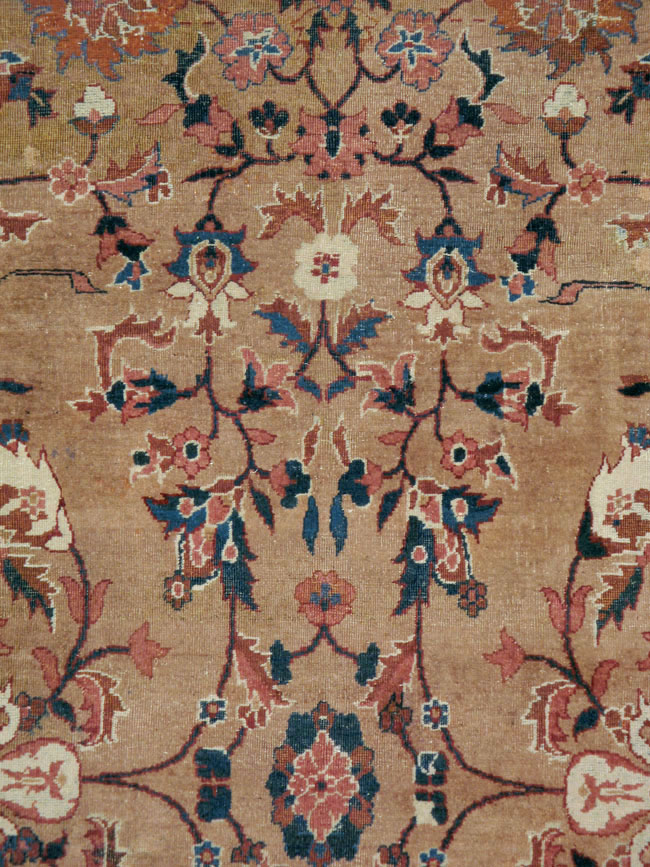 Antique Indian Lahore Carpet, No.8147 - Gss