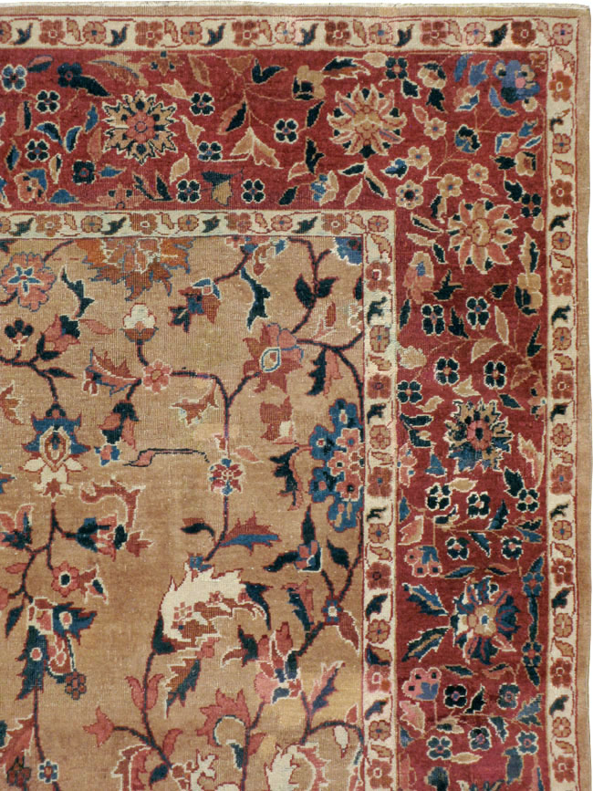 Antique Indian Lahore Carpet, No.8147 - Gss