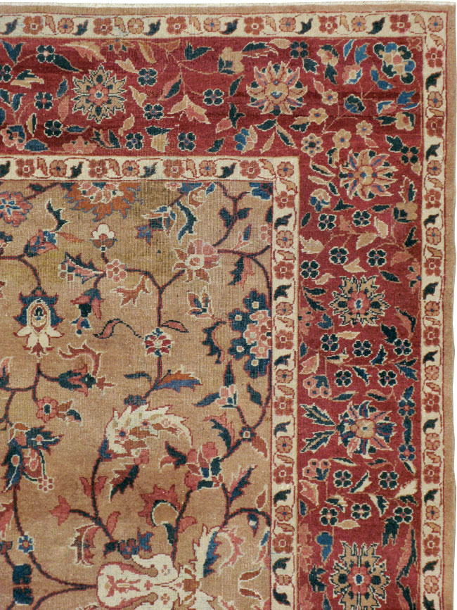 Antique Indian Lahore Carpet, No.8147 - Gss