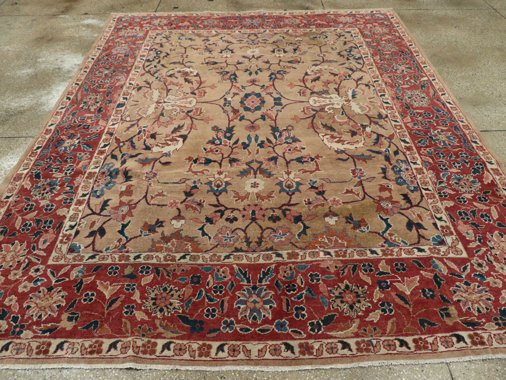 Antique Indian Lahore Carpet, No.8147 - Gss