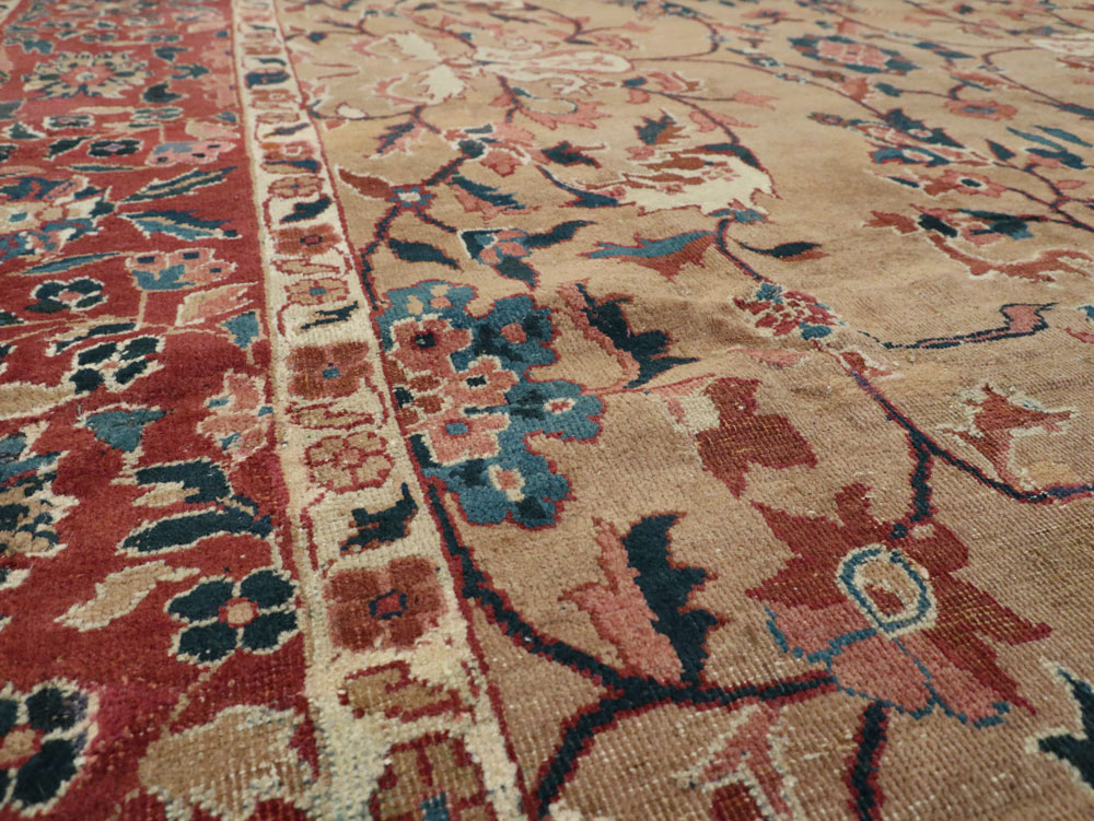 Antique Indian Lahore Carpet, No.8147 - Gss