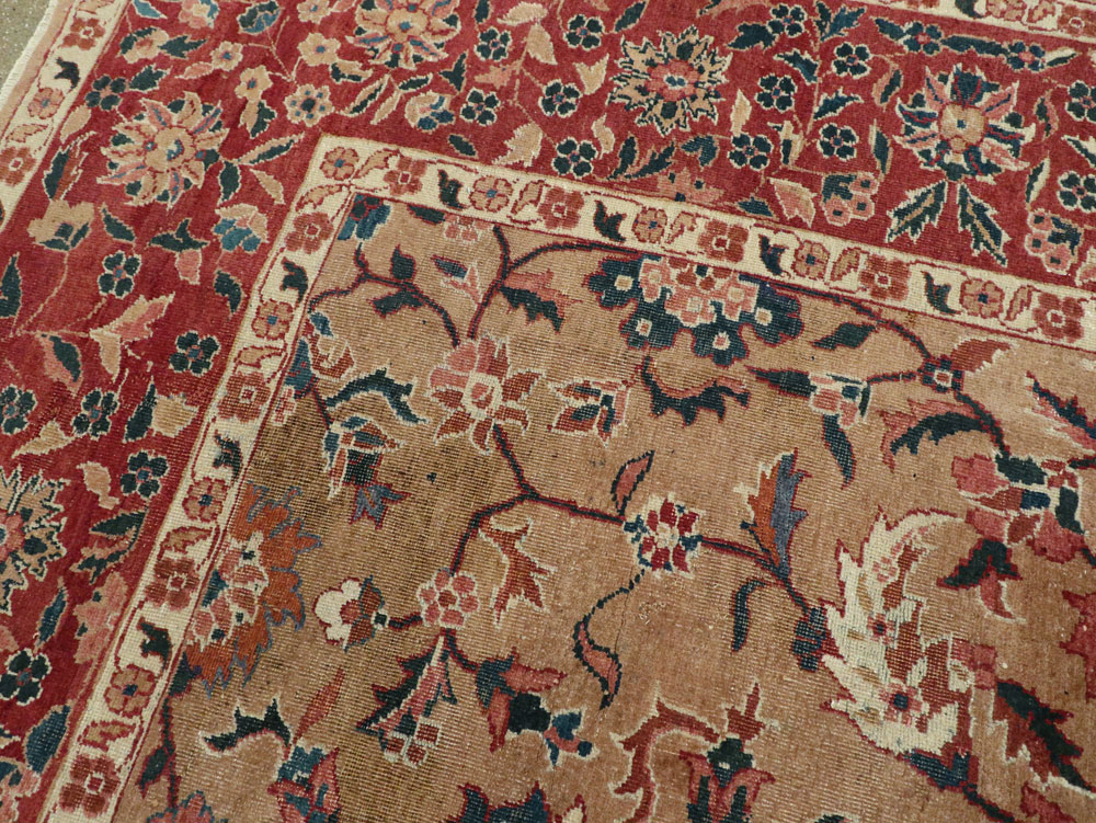 Antique Indian Lahore Carpet, No.8147 - Gss