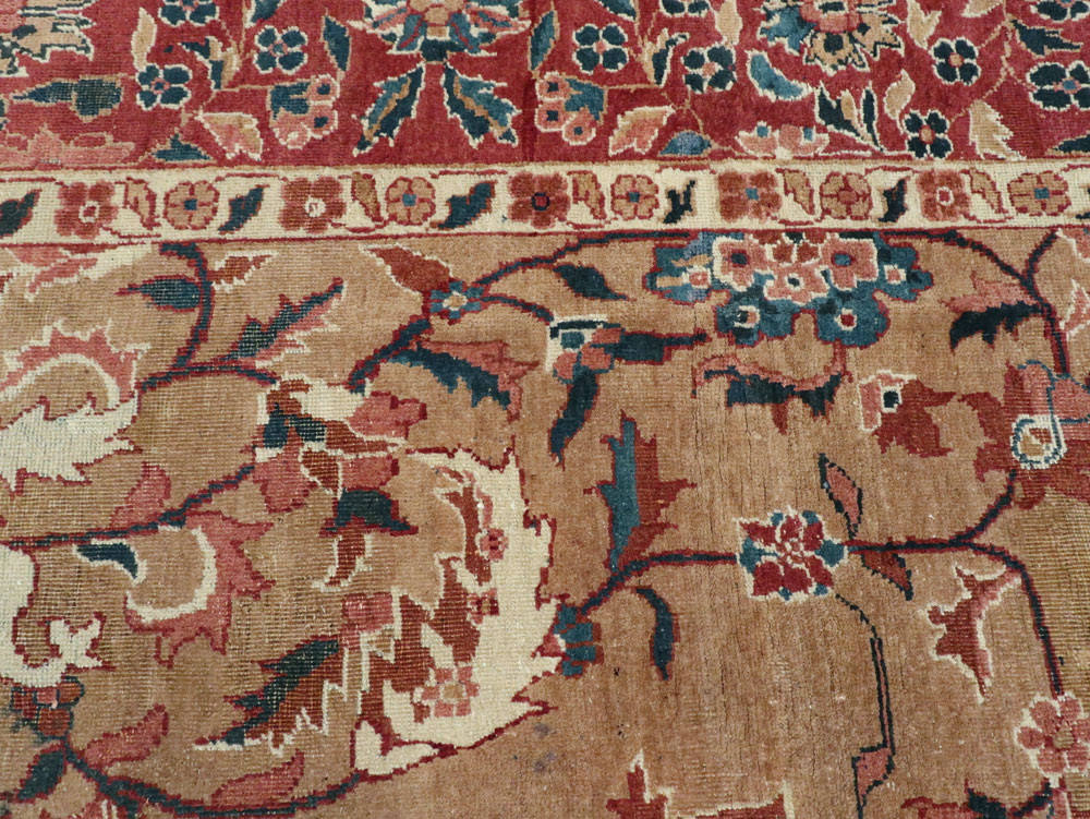 Antique Indian Lahore Carpet, No.8147 - Gss