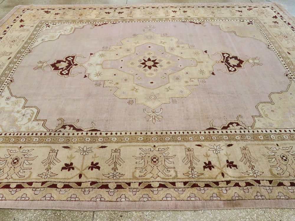 Antique Indian Agra Carpet, No.8152 - Gss
