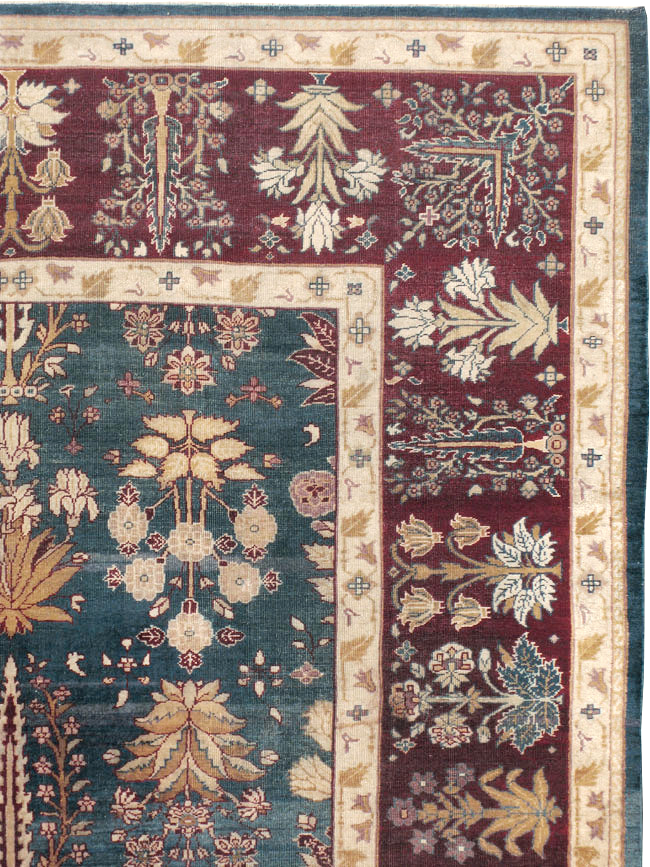 Antique Indian Amritsar Carpet, No.8154 - Gss
