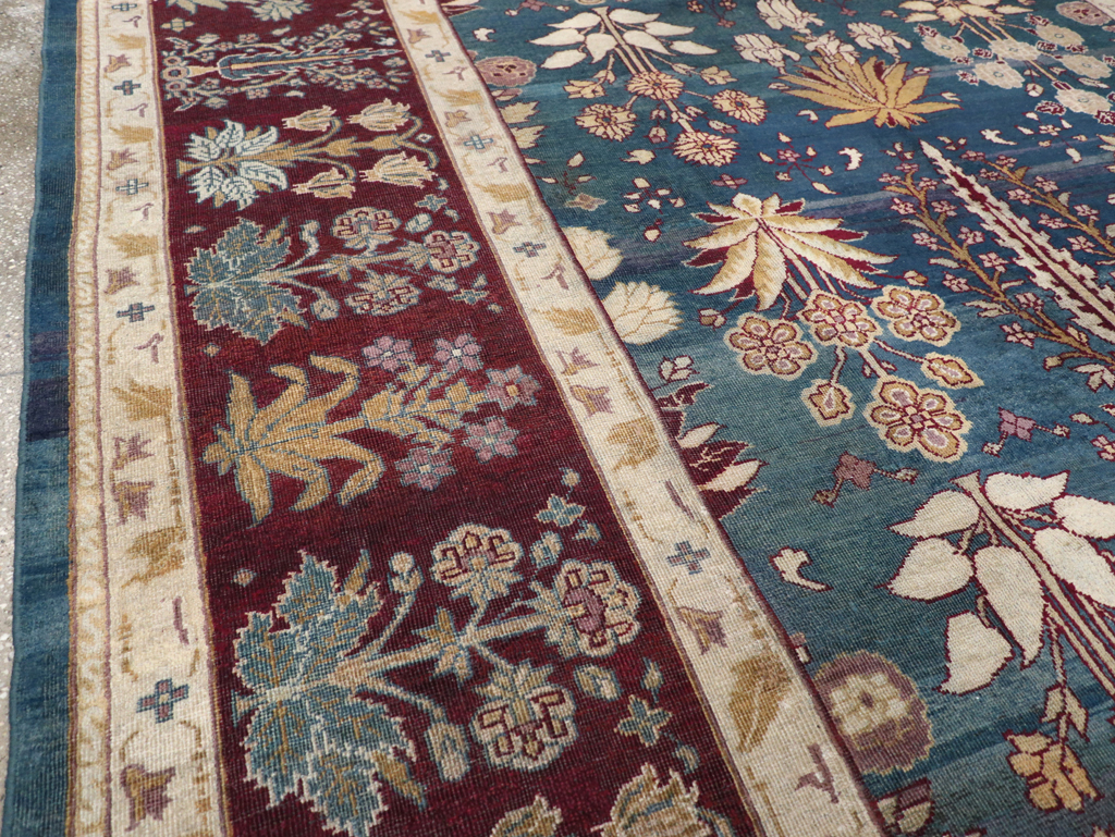 Antique Indian Amritsar Carpet, No.8154 - Gss