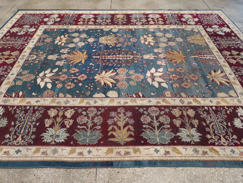 Antique Indian Amritsar Carpet, No.8154 - Gss