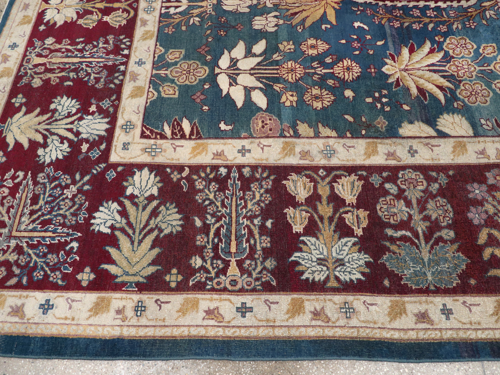 Antique Indian Amritsar Carpet, No.8154 - Gss
