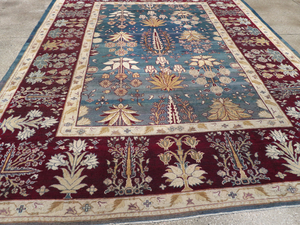 Antique Indian Amritsar Carpet, No.8154 - Gss