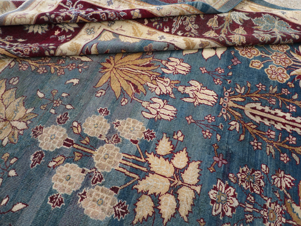 Antique Indian Amritsar Carpet, No.8154 - Gss