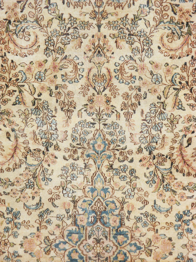 Vintage Persian Kerman Carpet, No.8155 - Gss