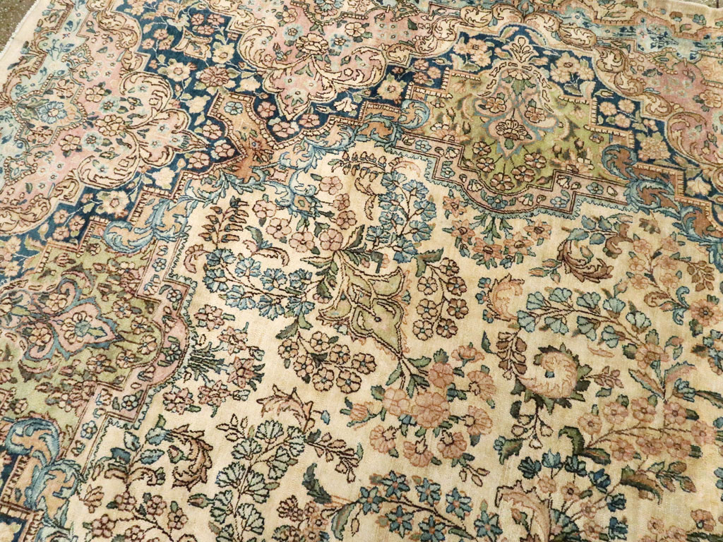 Vintage Persian Kerman Carpet, No.8155 - Gss