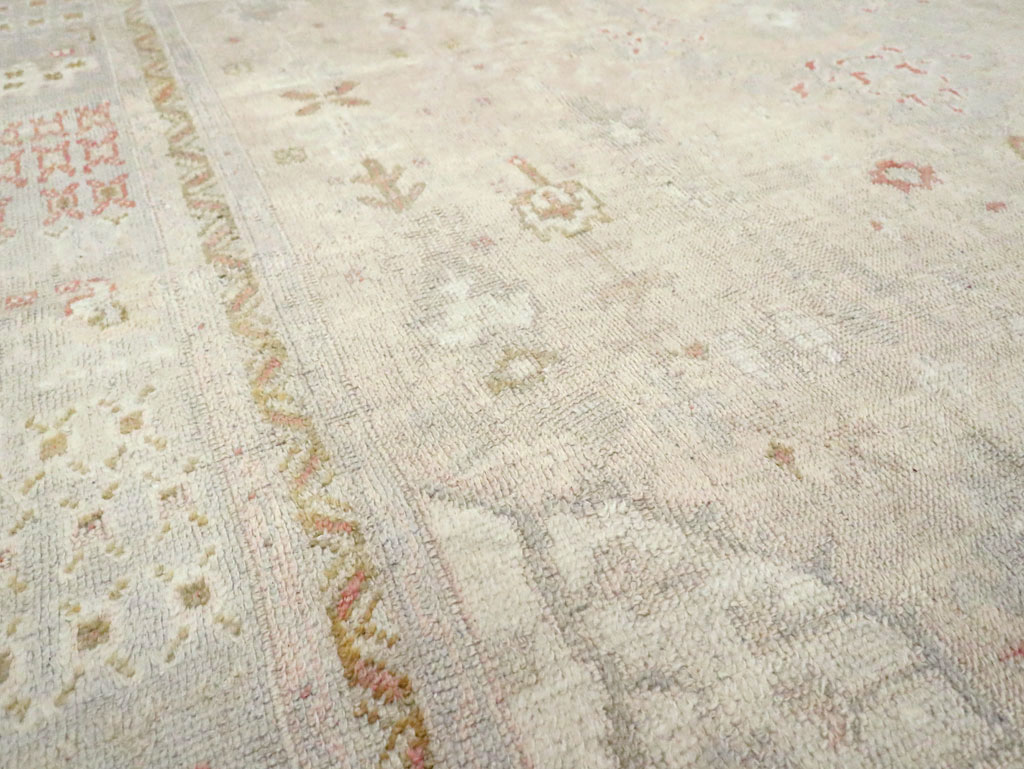 Antique Turkish Oushak Room Size Carpet, No.8192 - Gss