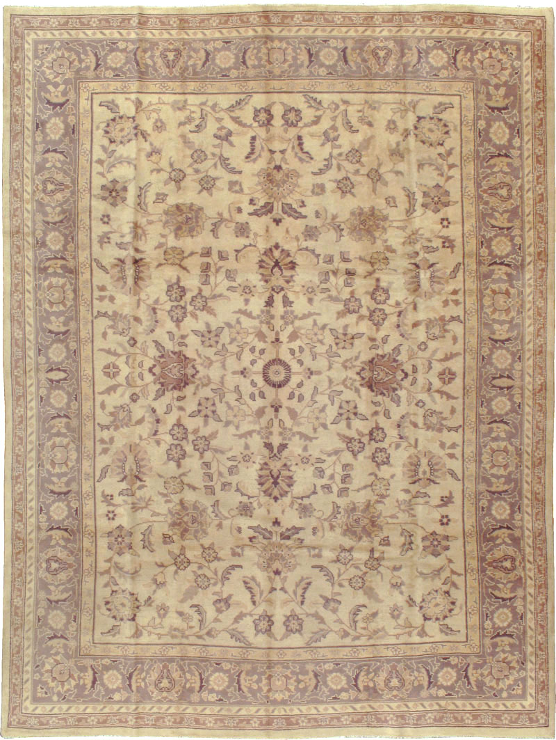 Antique Turkish Oushak Carpet, No.8209 - Gss