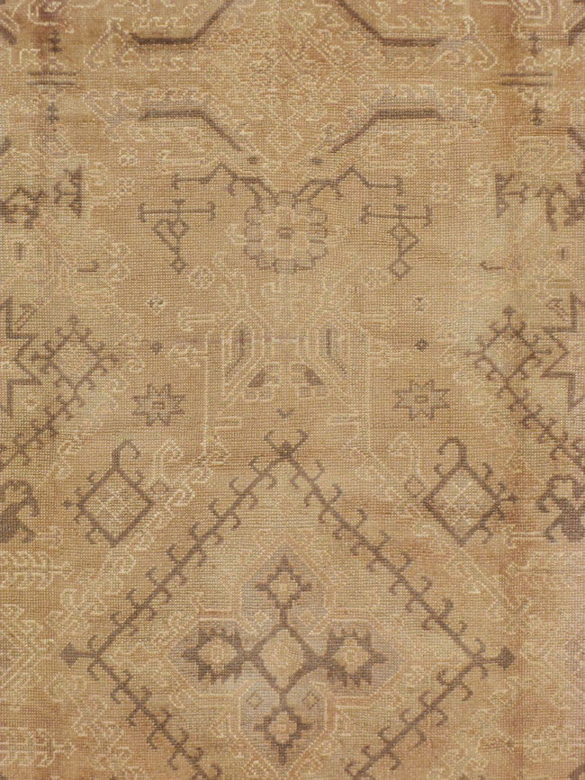 Antique Turkish Oushak Carpet, No.8218 - Gss