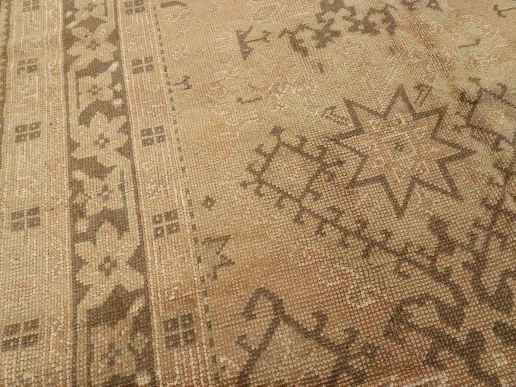 Antique Turkish Oushak Carpet, No.8218 - Gss