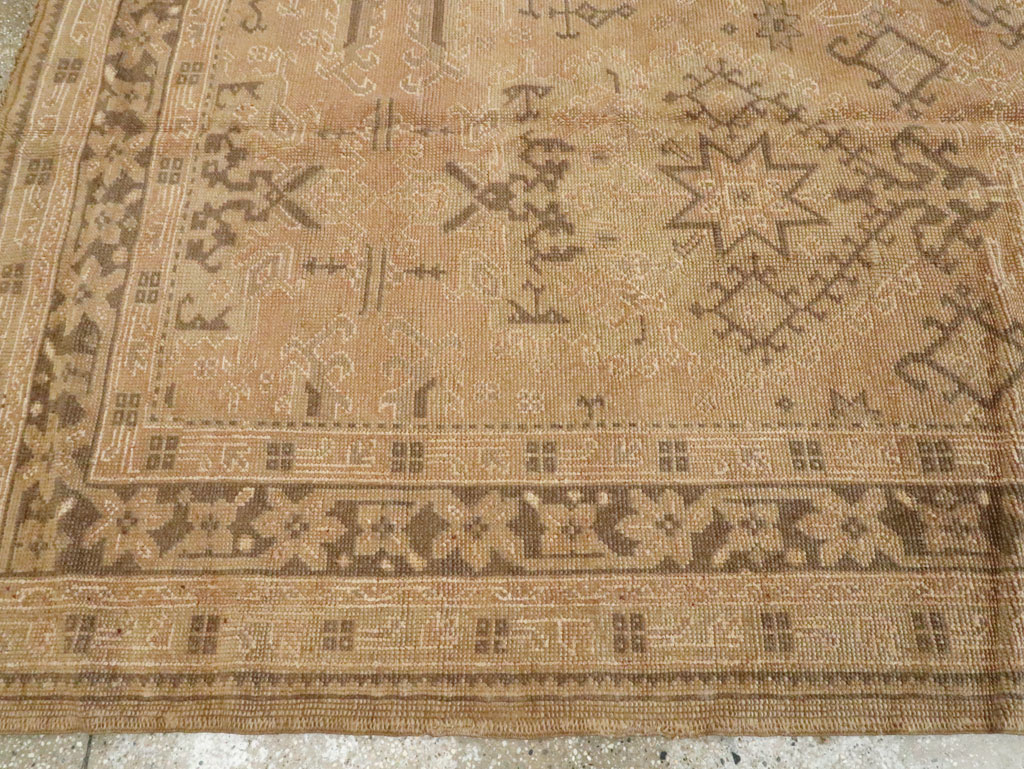 Antique Turkish Oushak Carpet, No.8218 - Gss