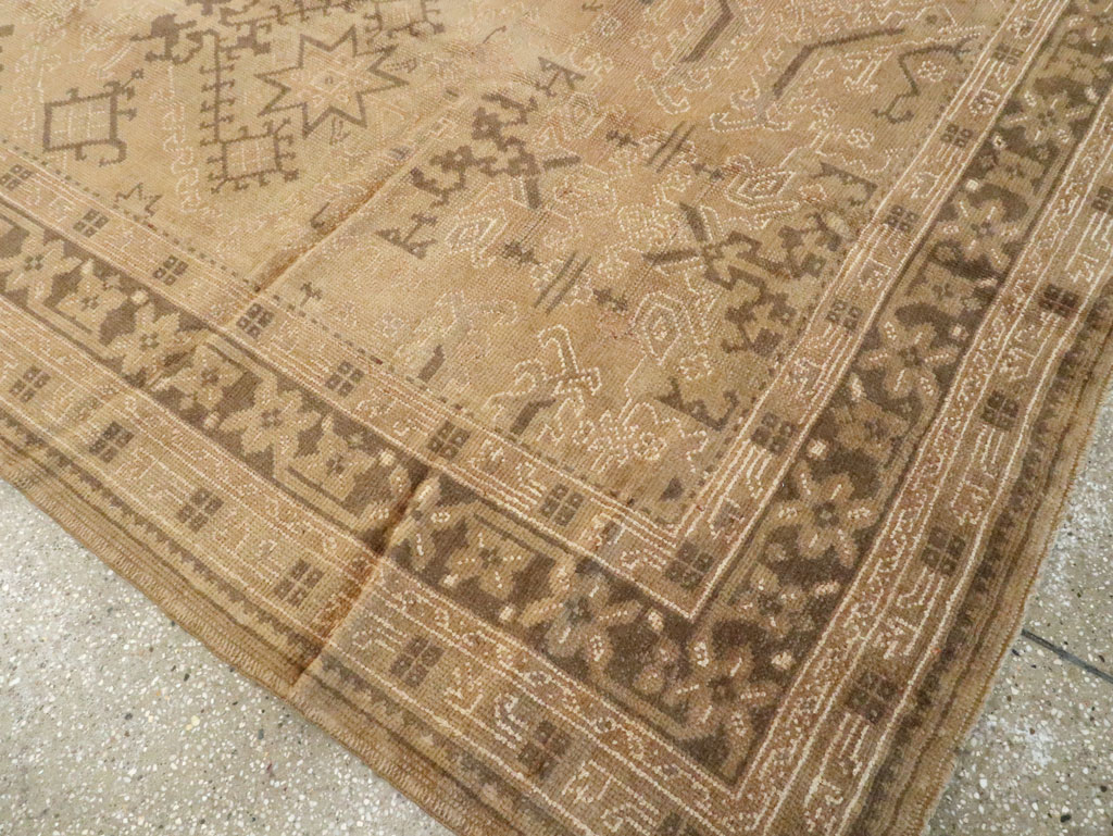 Antique Turkish Oushak Carpet, No.8218 - Gss
