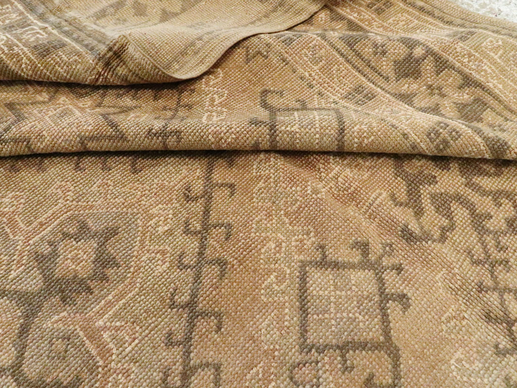 Antique Turkish Oushak Carpet, No.8218 - Gss