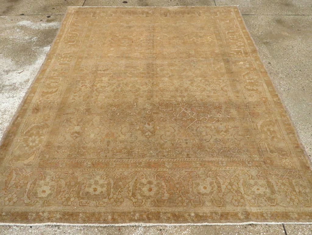Antique Persian Mahal Rug, No.8238 - Gss