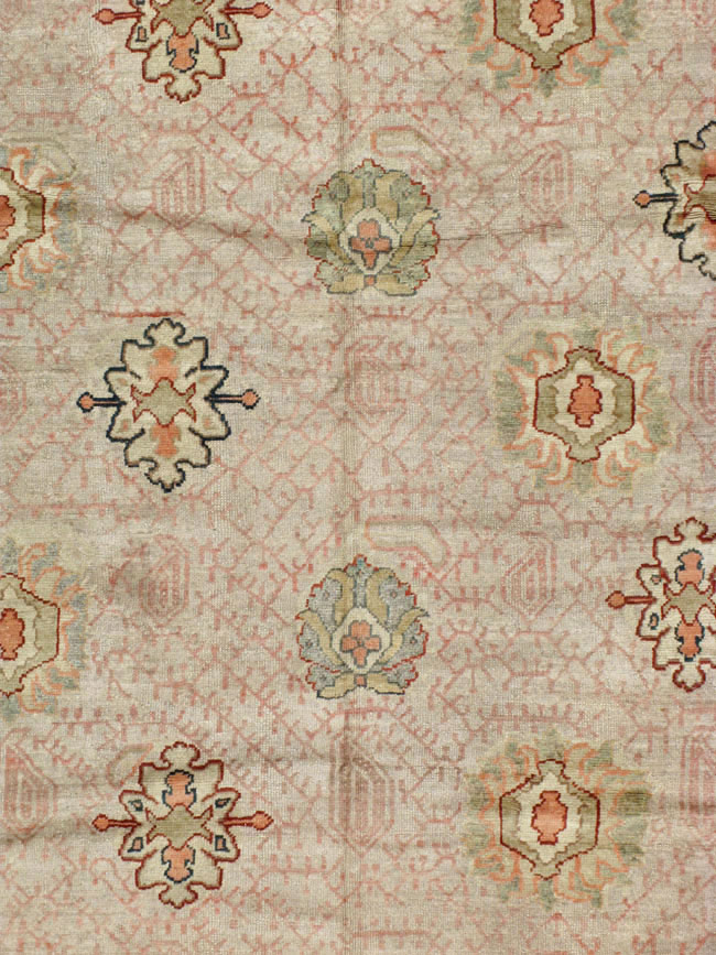 Antique Turkish Oushak Square Carpet, No.8268 - Gss