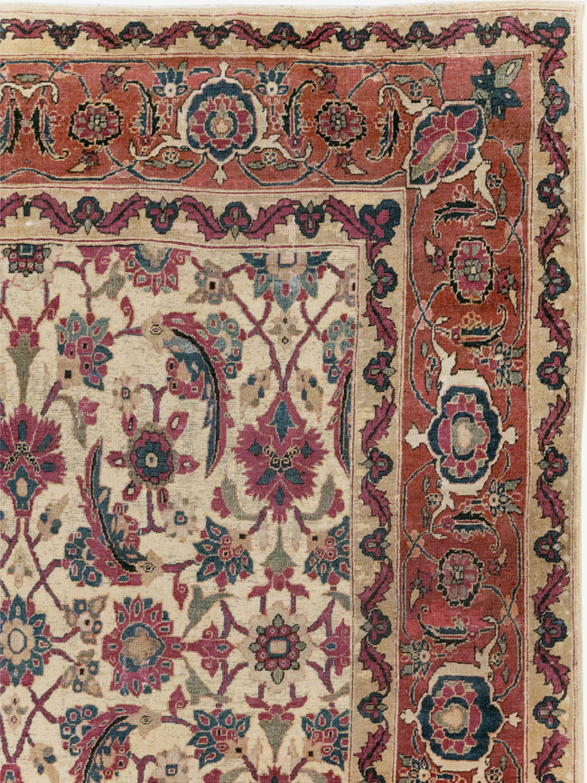 Antique Persian Tabriz Gallery Carpet, No.8295 - Gss