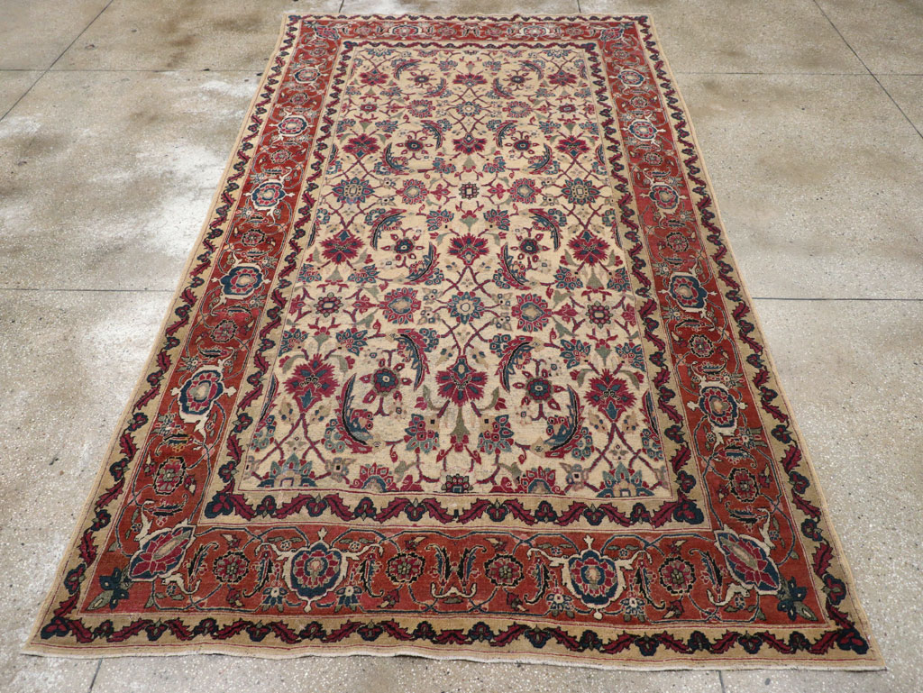 Antique Persian Tabriz Gallery Carpet, No.8295 - Gss