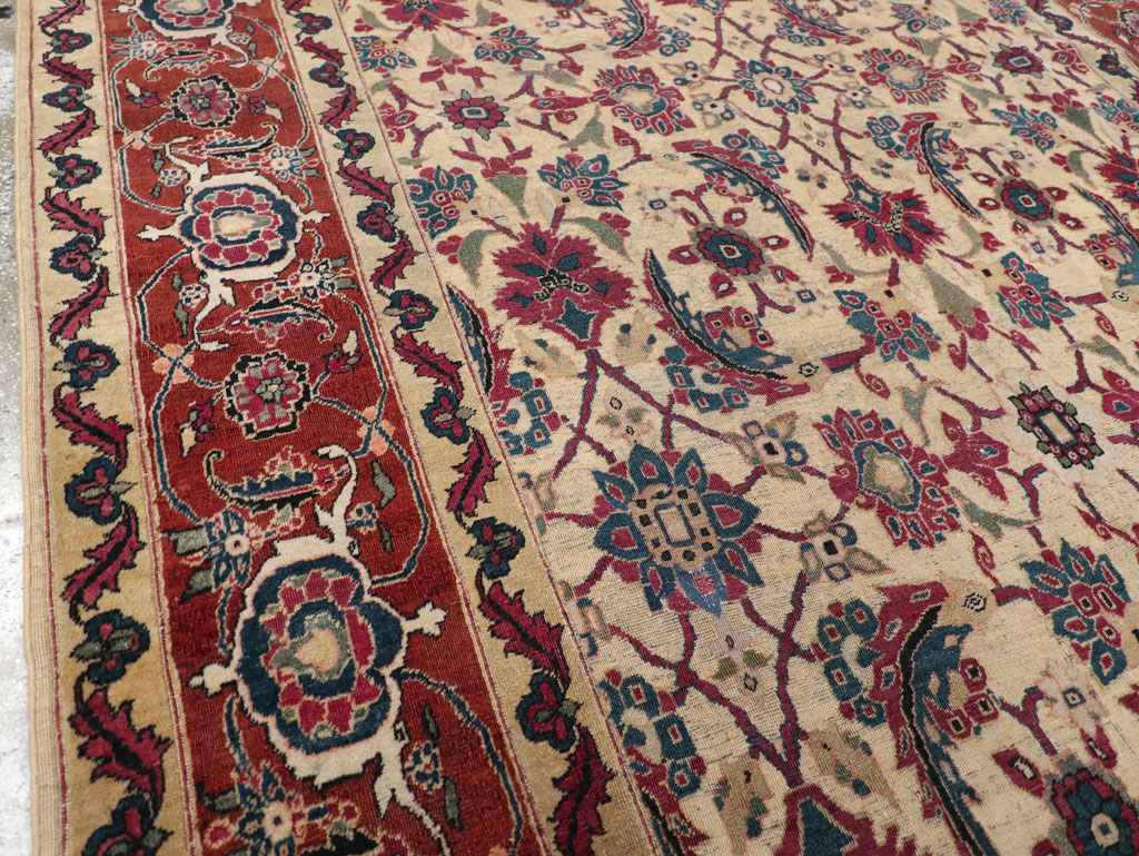 Antique Persian Tabriz Gallery Carpet, No.8295 - Gss
