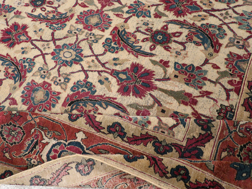 Antique Persian Tabriz Gallery Carpet, No.8295 - Gss
