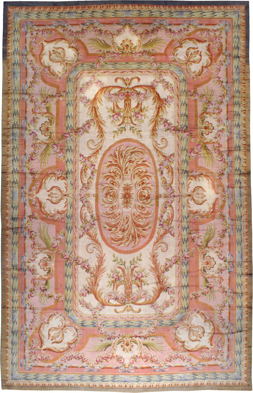 Antique French Savonnerie Carpet, No.8308 - Gss