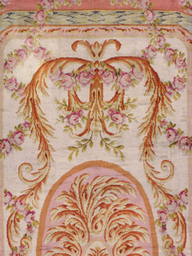 Antique French Savonnerie Carpet, No.8308 - Gss