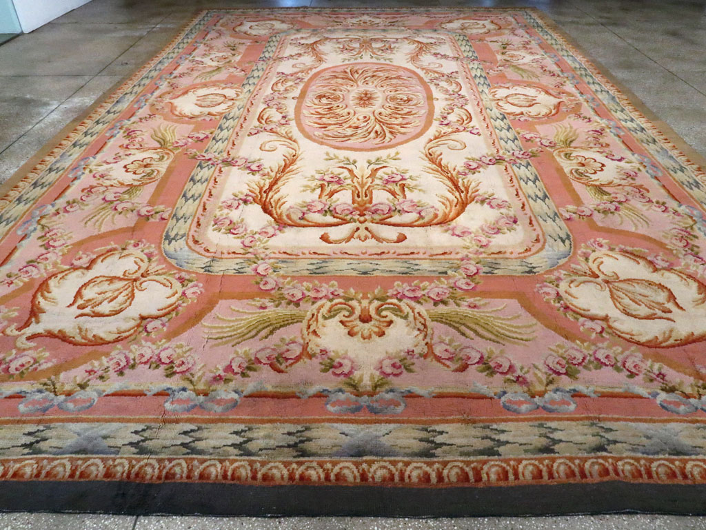 Antique French Savonnerie Carpet, No.8308 - Gss