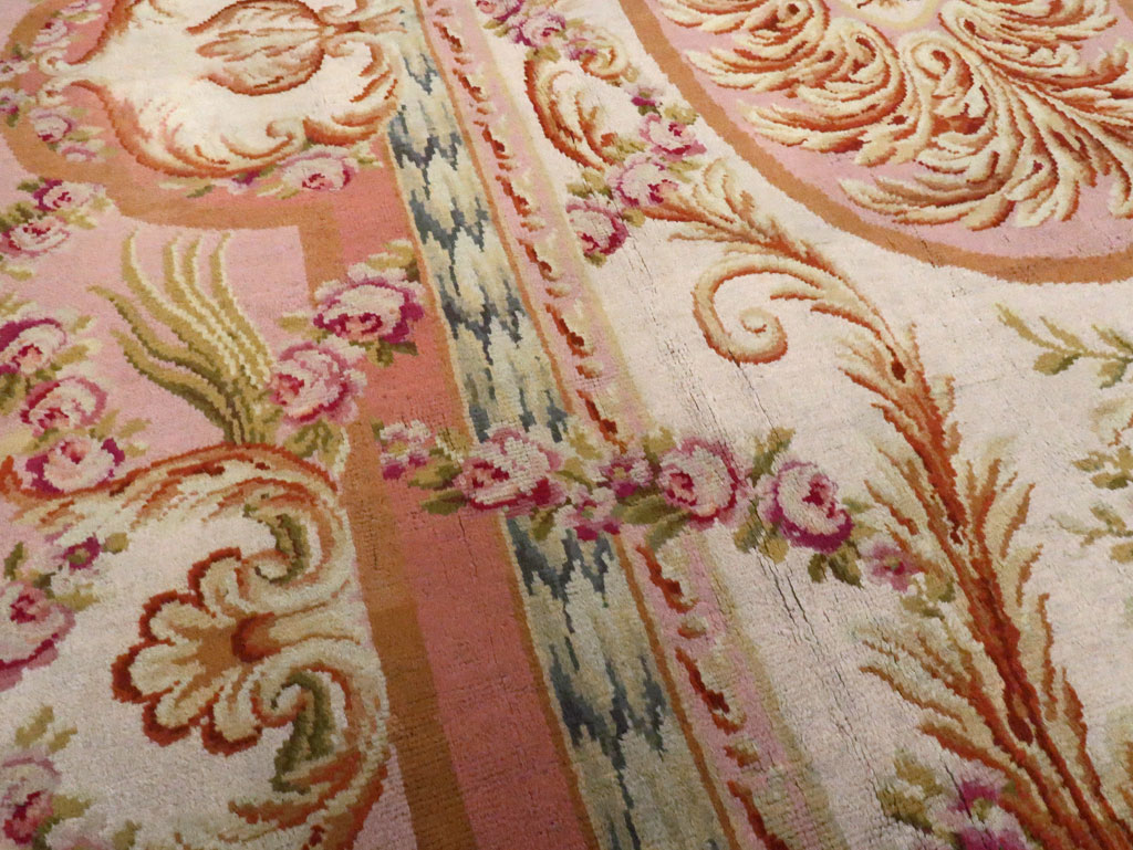 Antique French Savonnerie Carpet, No.8308 - Gss